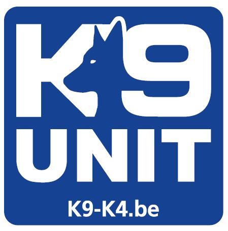 Sticker K9-unit 8x8cm